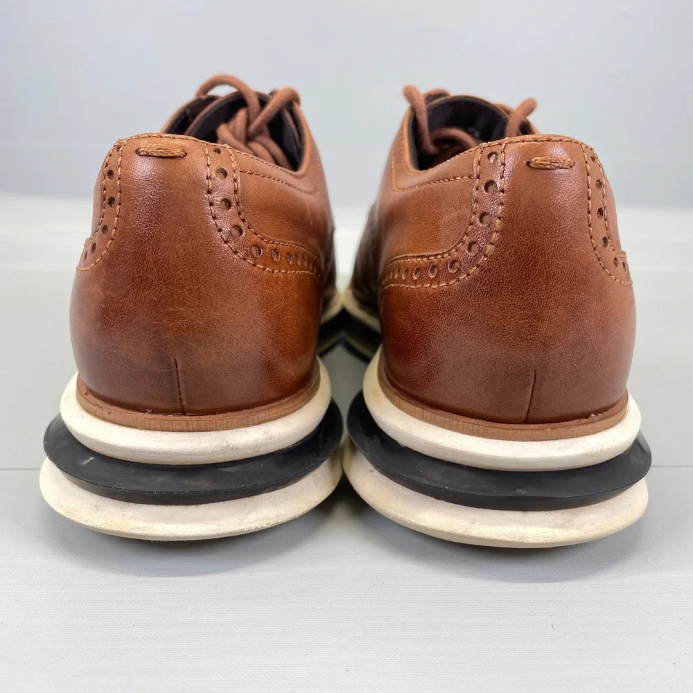 Cole Haan Energy One Wingtip Oxford Shoes Mens Size 8.5 M Brown Leather Lace Up